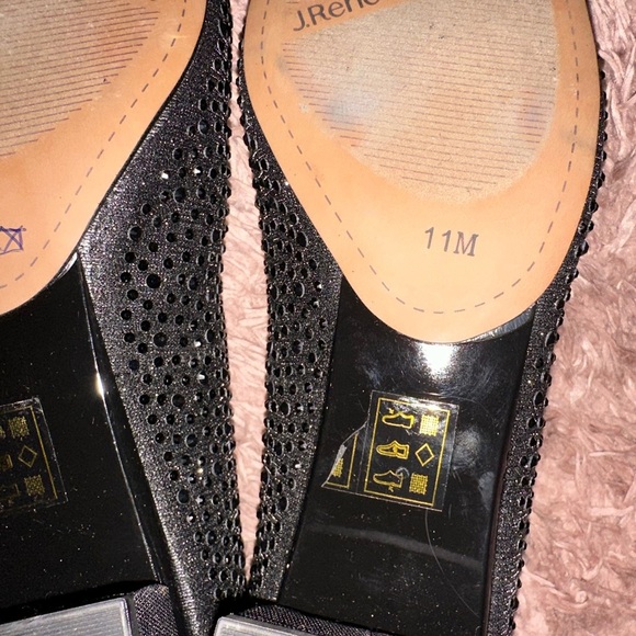 J.Renee Black block heels 11 wedding guest prom bridesmaid NWOT - Picture 10 of 10